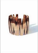 “RED BBRACELET with GULLIES” - red gold, partly black