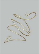 “SPRINGY BRACELET” - gold and two diamonds.