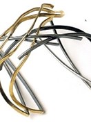 1993 Armring i matsort sølv og guld